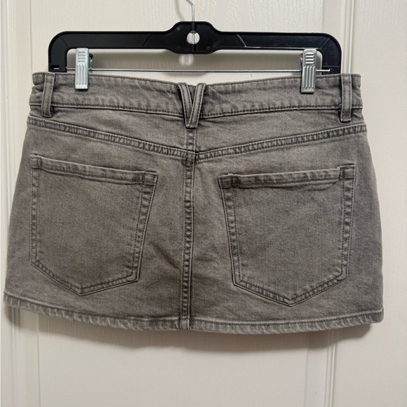 Garage Charcoal Mini Skirt - Picture 3 of 3